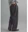 ダブルタックワイドパンツ