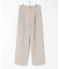 ダブルタックワイドパンツ