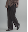 ダブルタックワイドパンツ