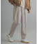 ダブルタックテーパードパンツ