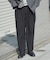 ダブルタックテーパードパンツ