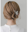 メタルフラワーモチーフヘアクリップ