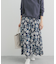 レーヨンフラワープリントスカート