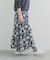レーヨンフラワープリントスカート