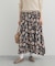 レーヨンフラワープリントスカート