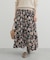 レーヨンフラワープリントスカート
