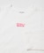 FORK&SPOON　フロッキープリントロングスリーブTシャツ