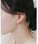 スクエアフープイヤリング