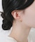 メタルカーブラインイヤリング