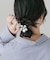 メタルフラワーヘアポニー