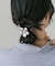 メタルフラワーヘアポニー