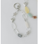 クリアビーズモチーフキーチェーン