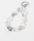 クリアビーズモチーフキーチェーン
