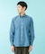LIFE STYLE TAILOR　シャンブレーBDシャツ