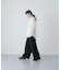 コットンカシミヤニットパンツ