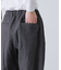 リネンラミールーズテーパードパンツ