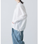 ノーカラークルーネックオーバーシャツ