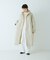 コットンフードラグランコート