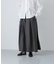 リネンコットンタックスカート