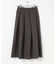 リネンコットンタックスカート