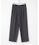 カラー2タックワイドテーパードパンツ