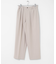 カラー2タックワイドテーパードパンツ