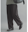 カラー2タックワイドテーパードパンツ