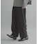 カラー2タックワイドテーパードパンツ