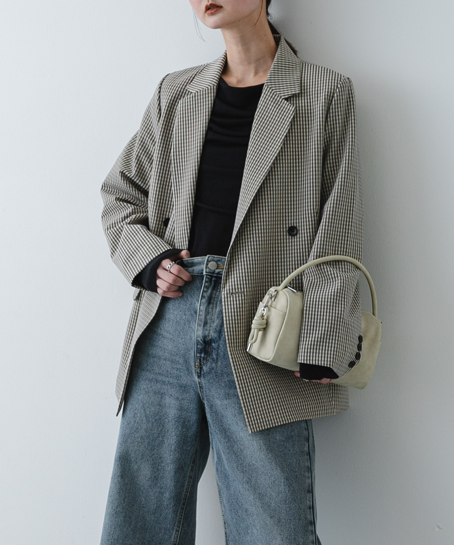 『イージーケア』ダブルテーラードジャケット