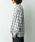 オンブレチェックロングスリーブシャツ