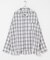 オンブレチェックロングスリーブシャツ