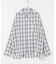 オンブレチェックロングスリーブシャツ