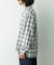 オンブレチェックロングスリーブシャツ