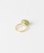 SMELLY so’　oval yellow jade ring