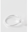 SMELLY so’　oval white jade ring