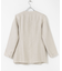 ラメリネンストライプノーカラージャケット