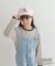 ワッフルパイピングロングスリーブTシャツ(KIDS)