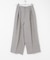 ラメリネンストライプワイドパンツ