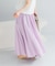コットンボリュームマキシスカート