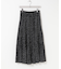 ギャザーティアードドットスカート