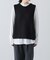 コットンローゲージニットベスト