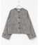 ツイードノーカラージャケット