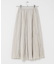 タフタランダムプリーツスカート