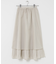 タフタランダムプリーツスカート