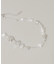 クリアビーズモチーフネックレス