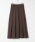 『撥水／防花粉』SKINProofフロントプリーツスカート
