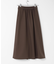 『撥水／防花粉』SKINProofフロントプリーツスカート