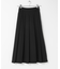 『撥水／防花粉』SKINProofフロントプリーツスカート