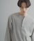 ワッフルヘンリーネックロングTシャツ