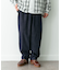 デニムライクイージーワイドパンツ